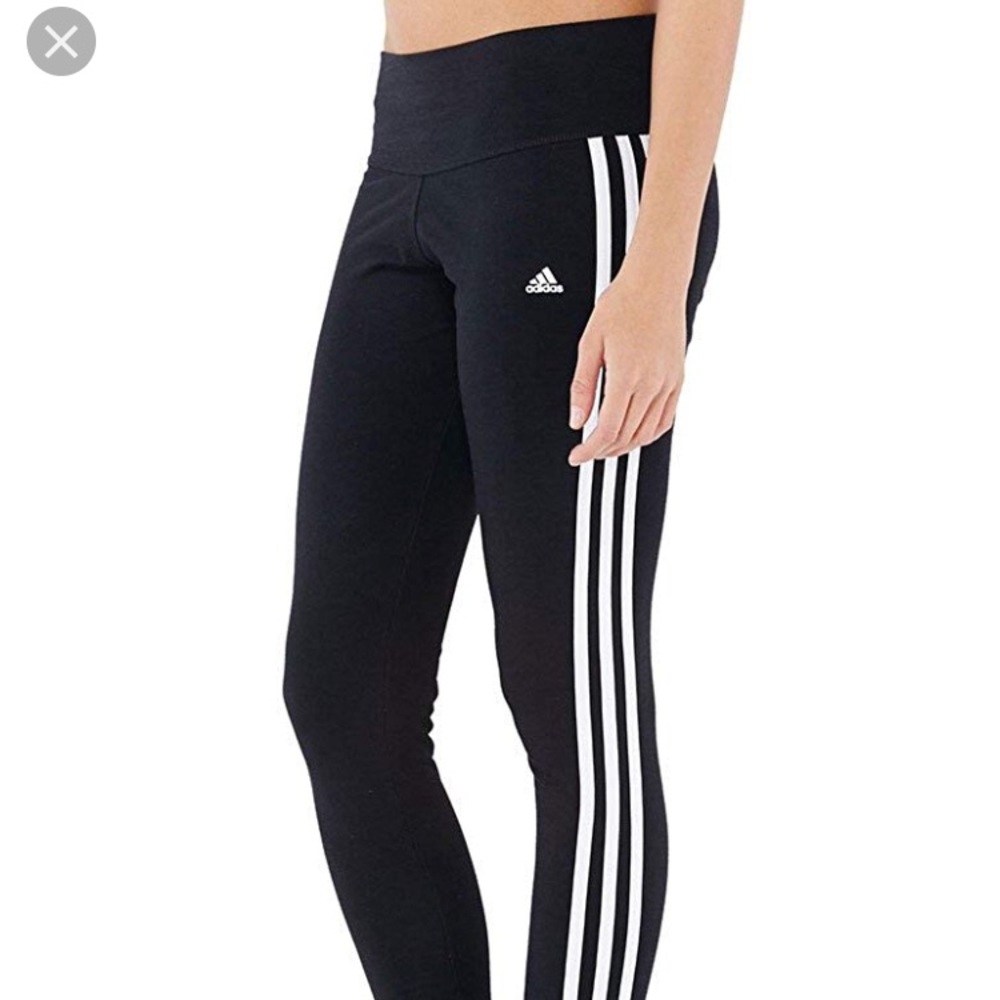 NWT Adidas Tight Essential 3 Stripe Pants